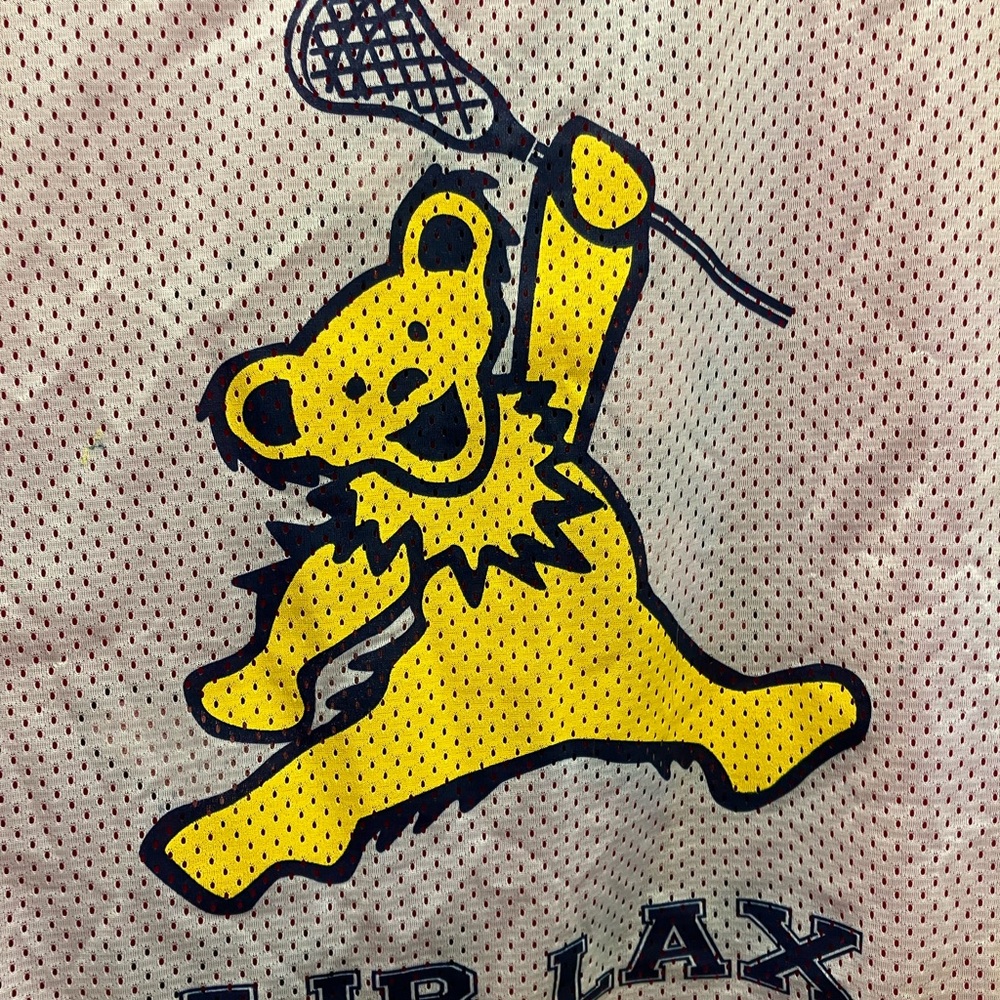 Grateful Dead Bear Lacrosse Mesh Jersey Denver XL - Picture 8 of 9